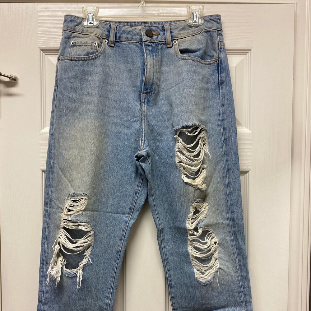 ASOS Ripped Jeans, mom jeans 
•worn once